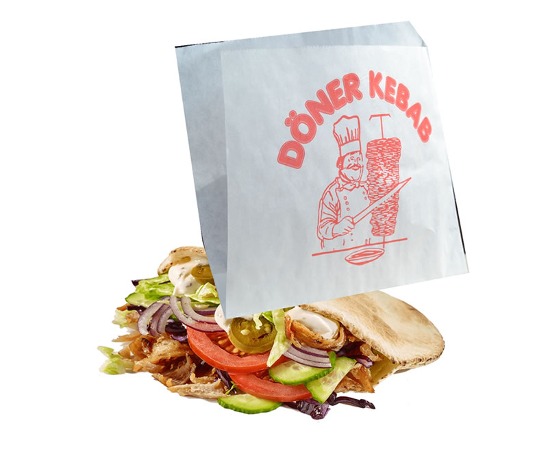 Saco dupla Abertura Kebab 16 x18