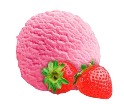 Cuvete Gelado Granel Morango